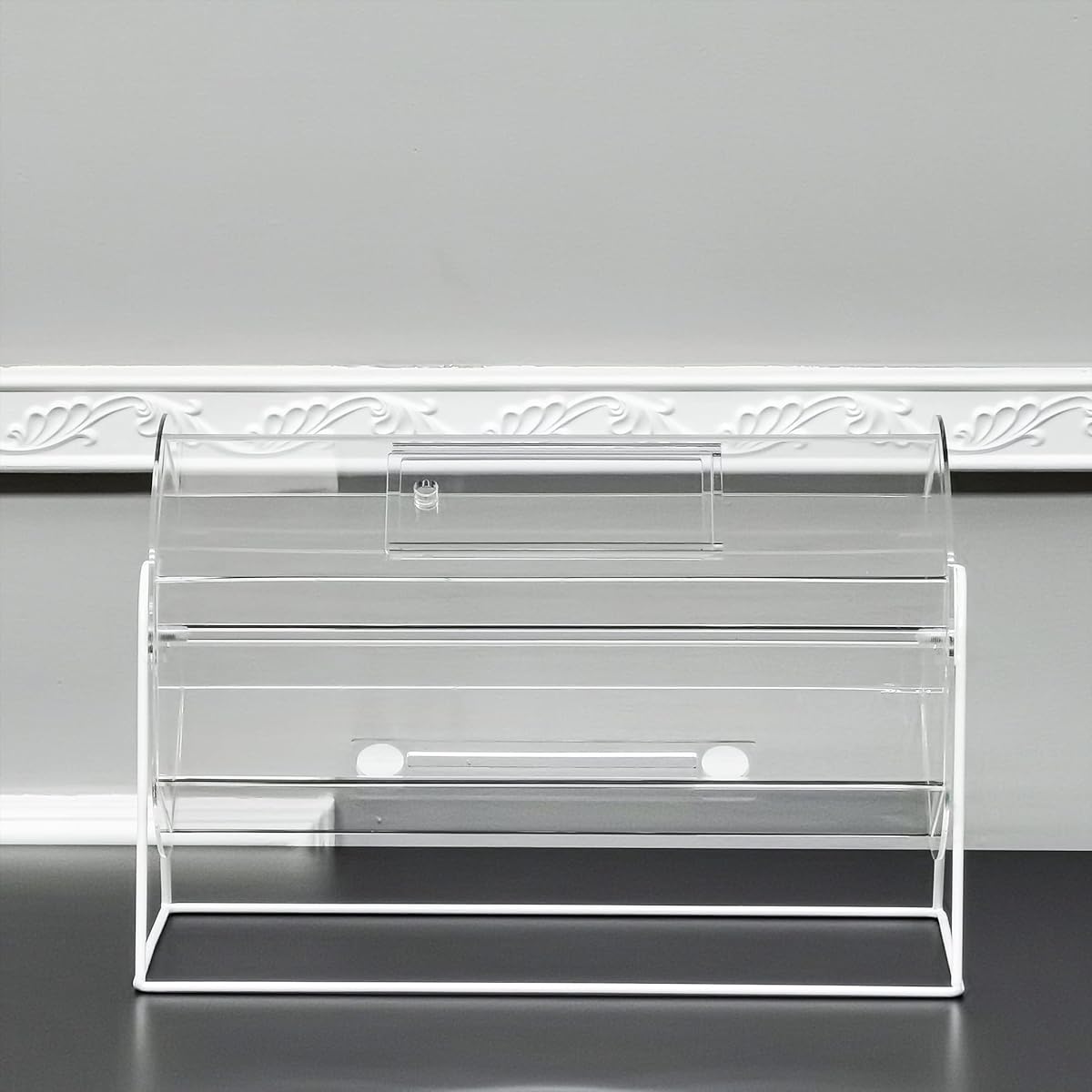 Fixture Displays Raffle Drawing Drum Lock and Key w/ Clear Ghost Acrylic 13029 13029