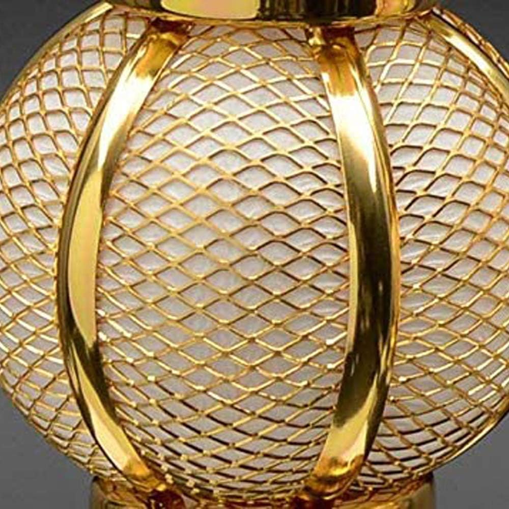 [Hiruta Buddhist Fittings Store] [Includes LED wiring set] Hanging lantern, round shape, light alloy, electrical equipment, 1 pair, small size