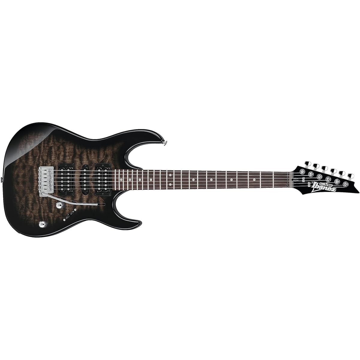 Ibanez Gio GRX70QA-TKS (Transparent Black Sunburst) Ibanez Electric Guitar [Official Japanese Product]