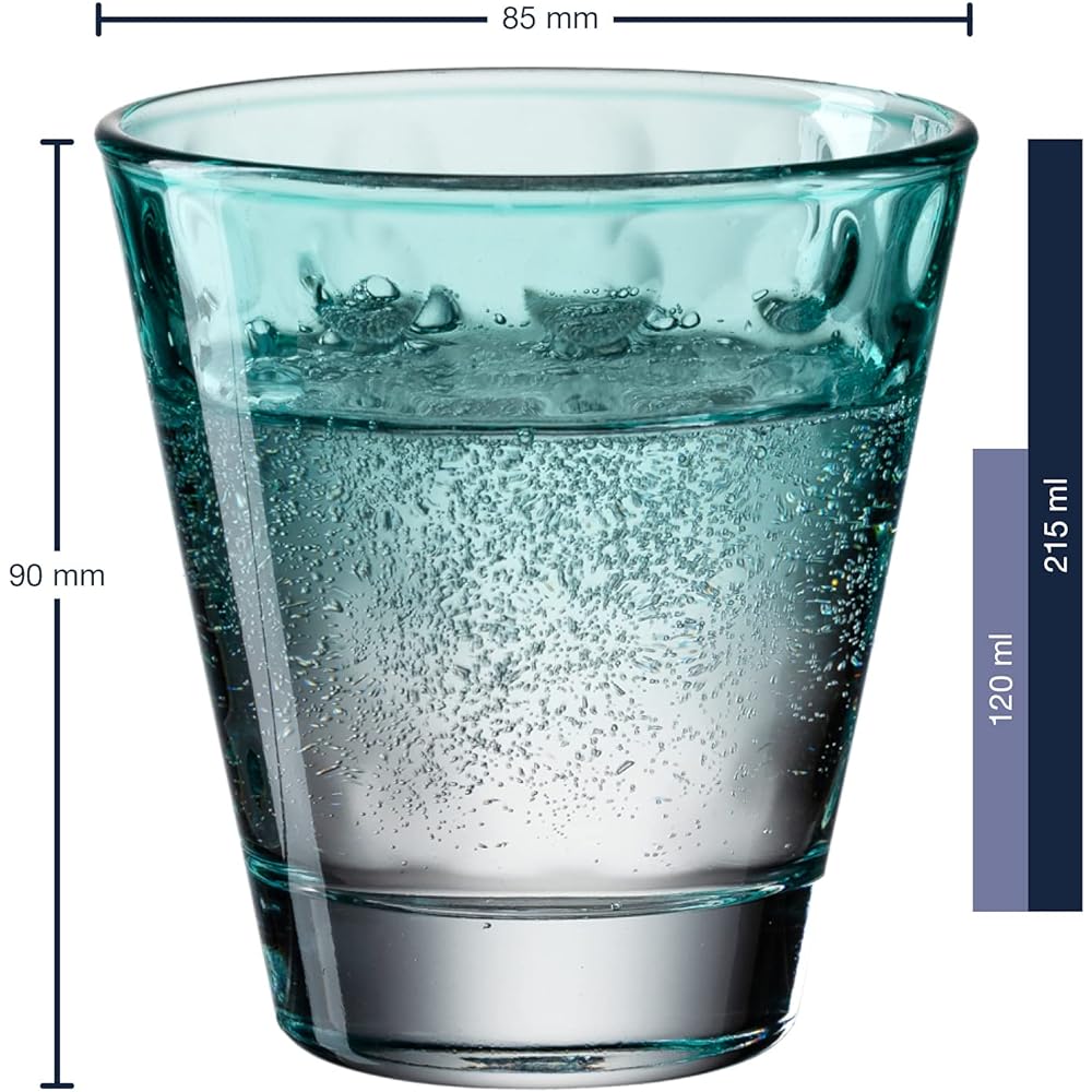 LEONARD tumbler set of 6 mint 215ml Optic 026895