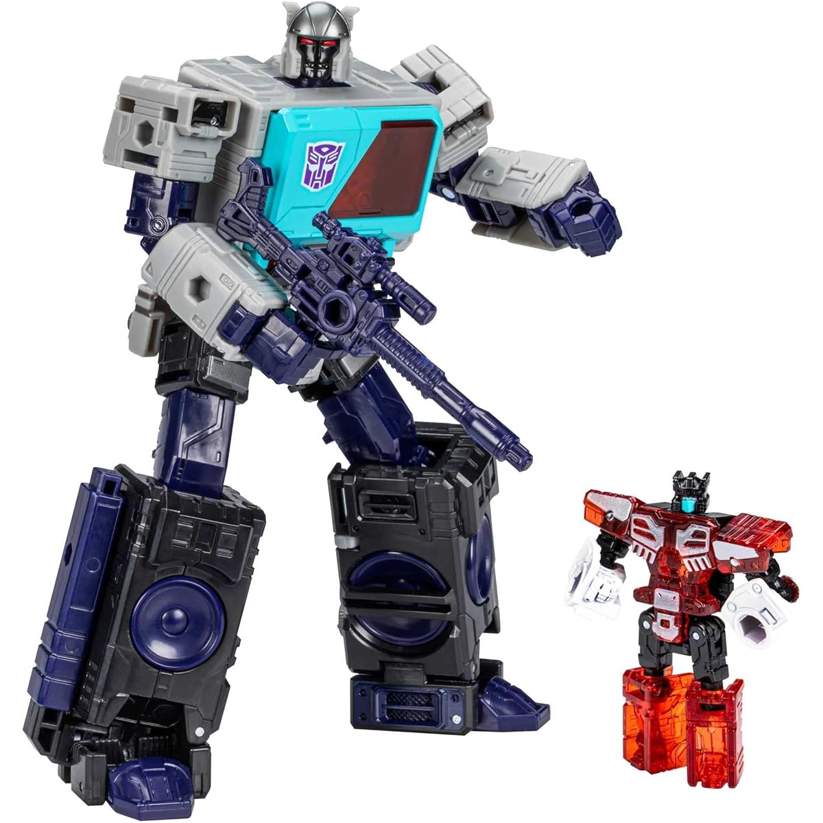Transformers Generations 2022 Shattered Glass Collection Voyager Class Blaster SG TF Limited Cassette Ron [Parallel Import]