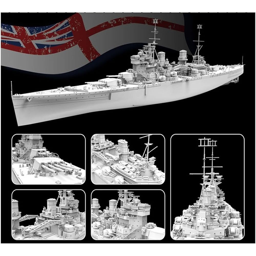 Flyhawk Model 1/700 Royal Navy Battleship Prince of Wales December 1941 Limited Edition Plastic Model FLYFH1117S