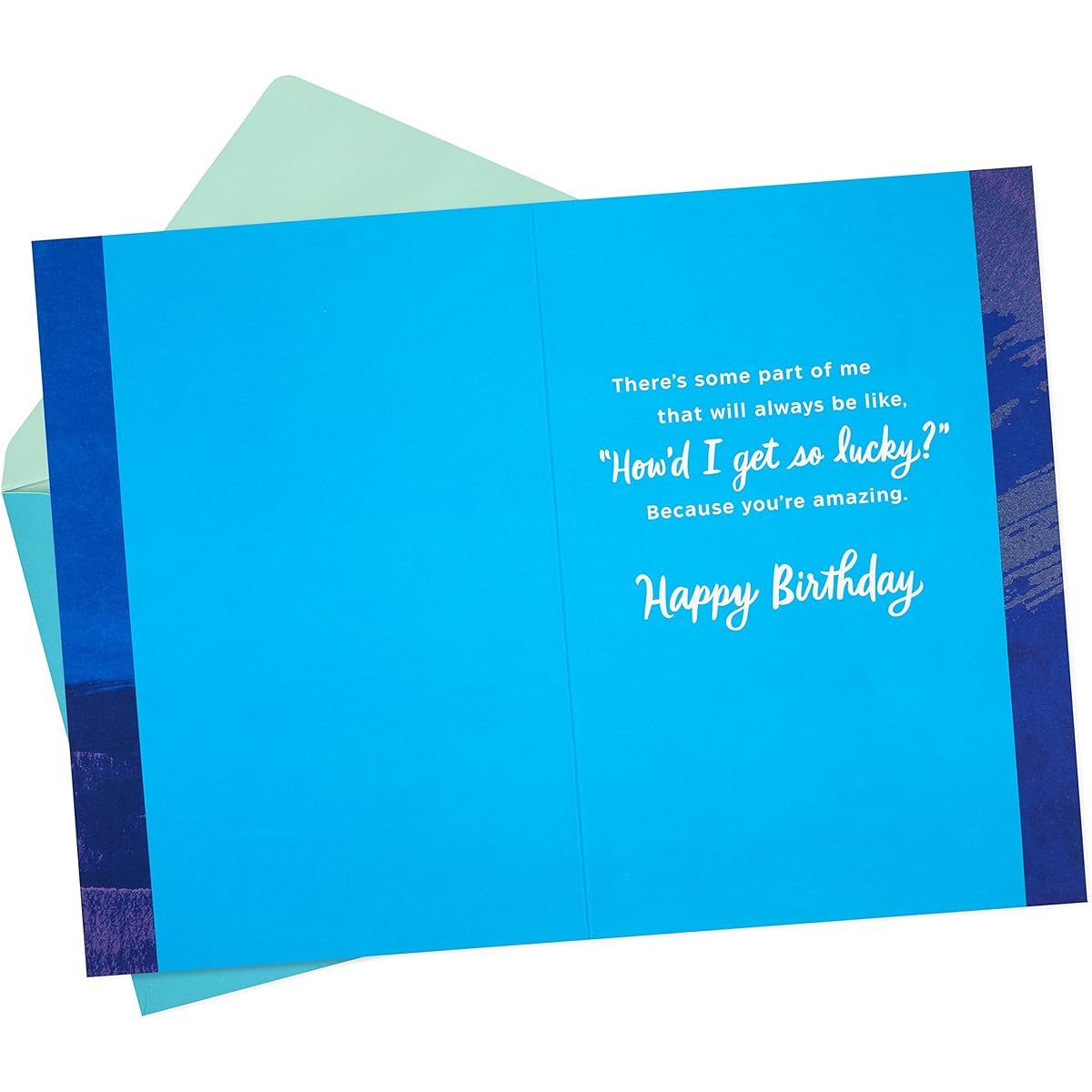 Hallmark Birthday Card for Husband/Wife/Boyfriend/Girlfriend (Very Lucky)