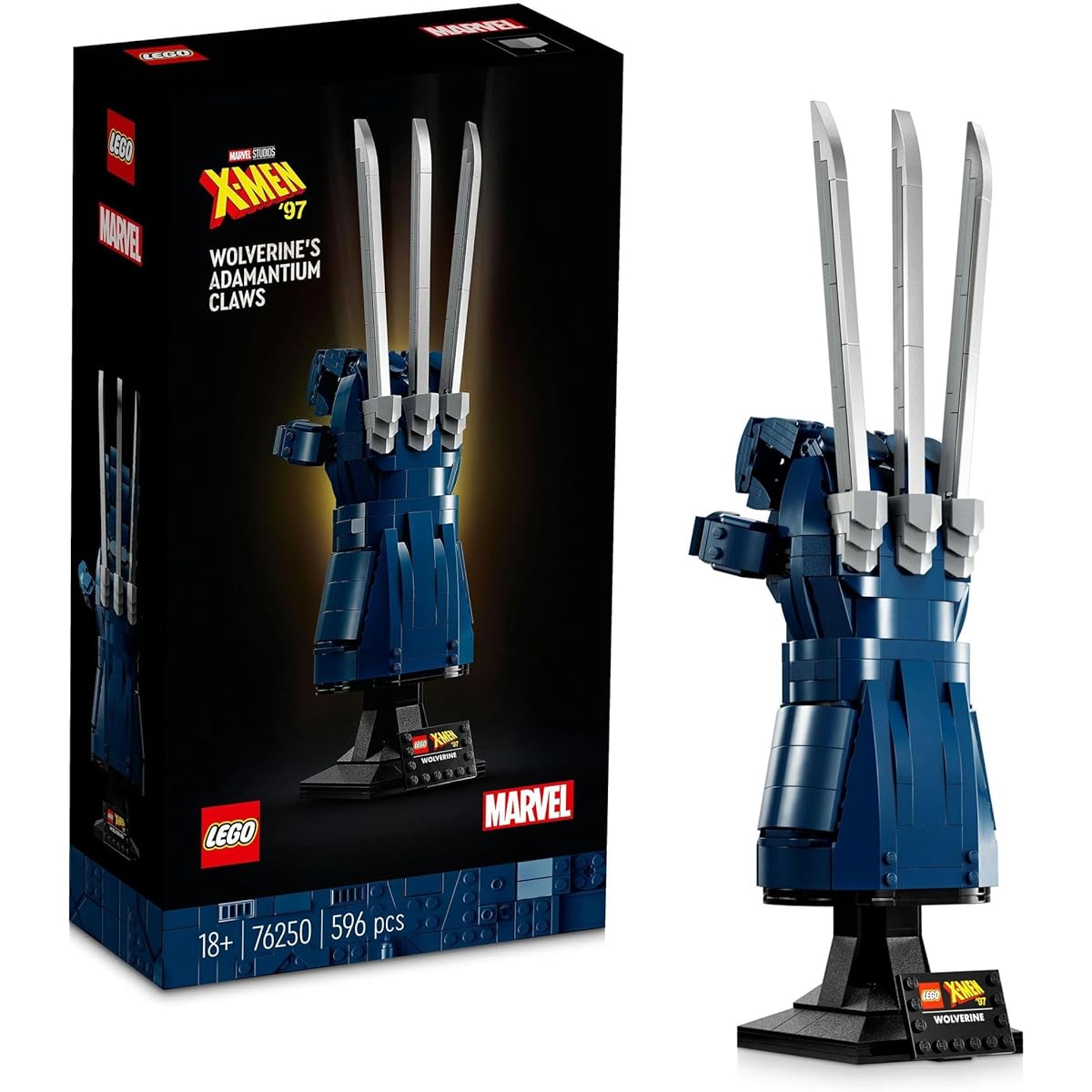 LEGO Super Heroes Wolverine Adamantium Claw 76250 Toy Block Present American Comics Super Hero Boys Adults