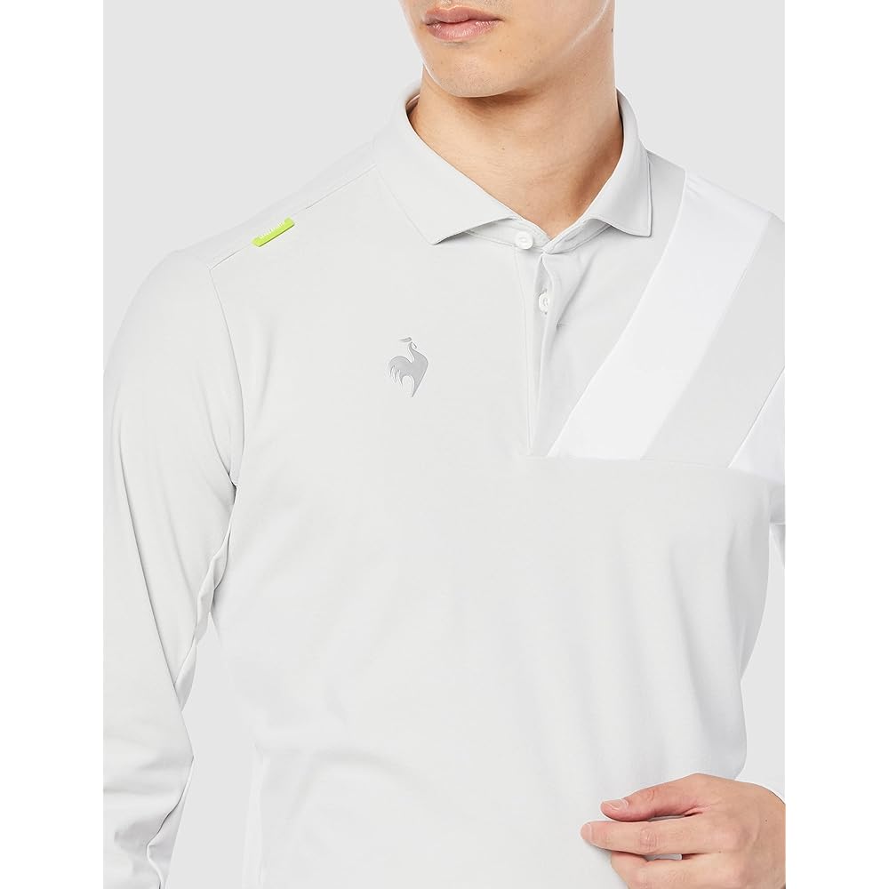 [Le Coq Sportif] 22 Fall/Winter Model Golf Long Sleeve Shirt [RIJOUME] Sweat Absorbent Quick Drying Stretch UPF15 ECO Men's
