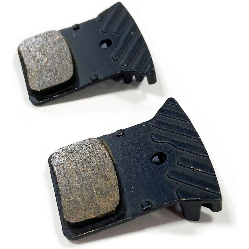 JITECO Sports BOOST Boost Disc Brake Pad SHIMANO Compatible Resin Made with Fins DB-PADS1RE Black