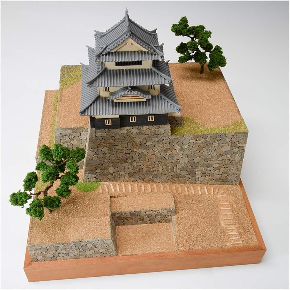 Woody Joe 1/150 Marugame Castle Wooden Model Assembly Kit