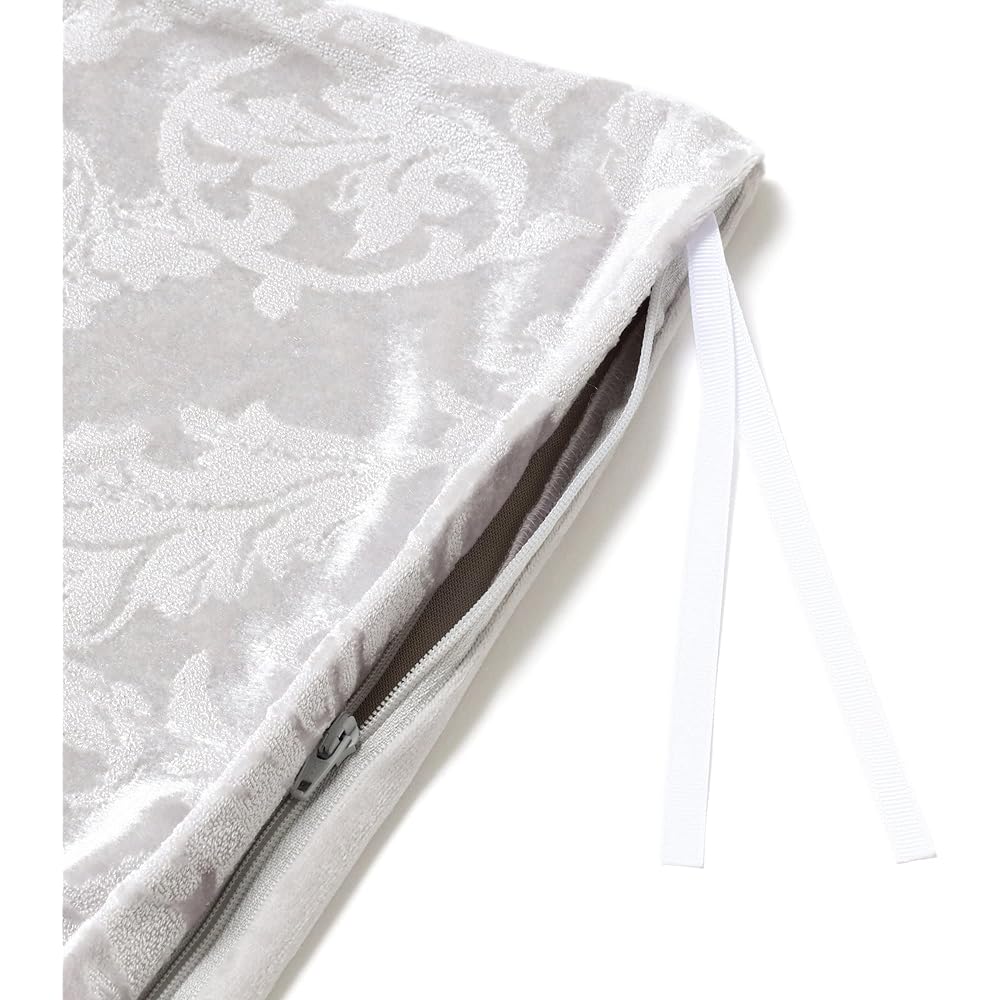 Francfranc WARMY Jacquard Damask Duvet Cover Semi-double Light Gray