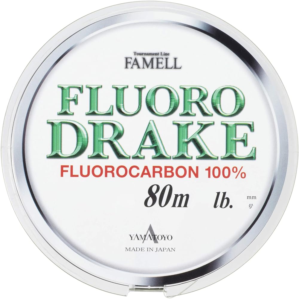 YAMATOYO Line Fluorocarbon Fluoro Drake FLUORO DRAKE 80m Watermelon