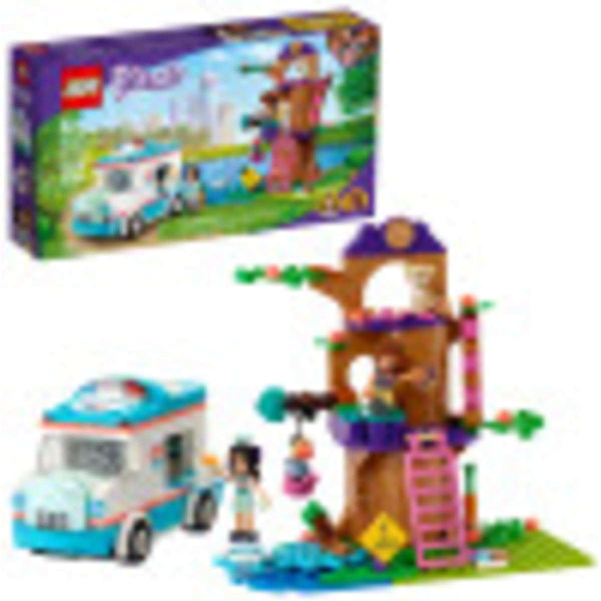 LEGO Friends Vet Clinic Ambulance 41445 Building Kit; Collectible Toy with Ambulance, Rabbit and Kitten Toys, Children’s Vet Kit and Olivia and Emma Mini-Dolls, New 2021 (304 Pieces)