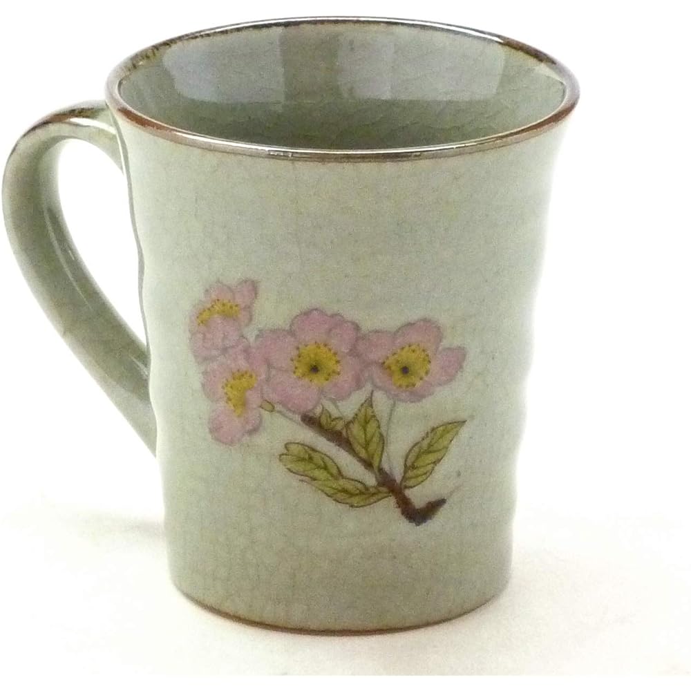 Kutani ware [mug] White rabbit Somei Yoshino [back picture]
