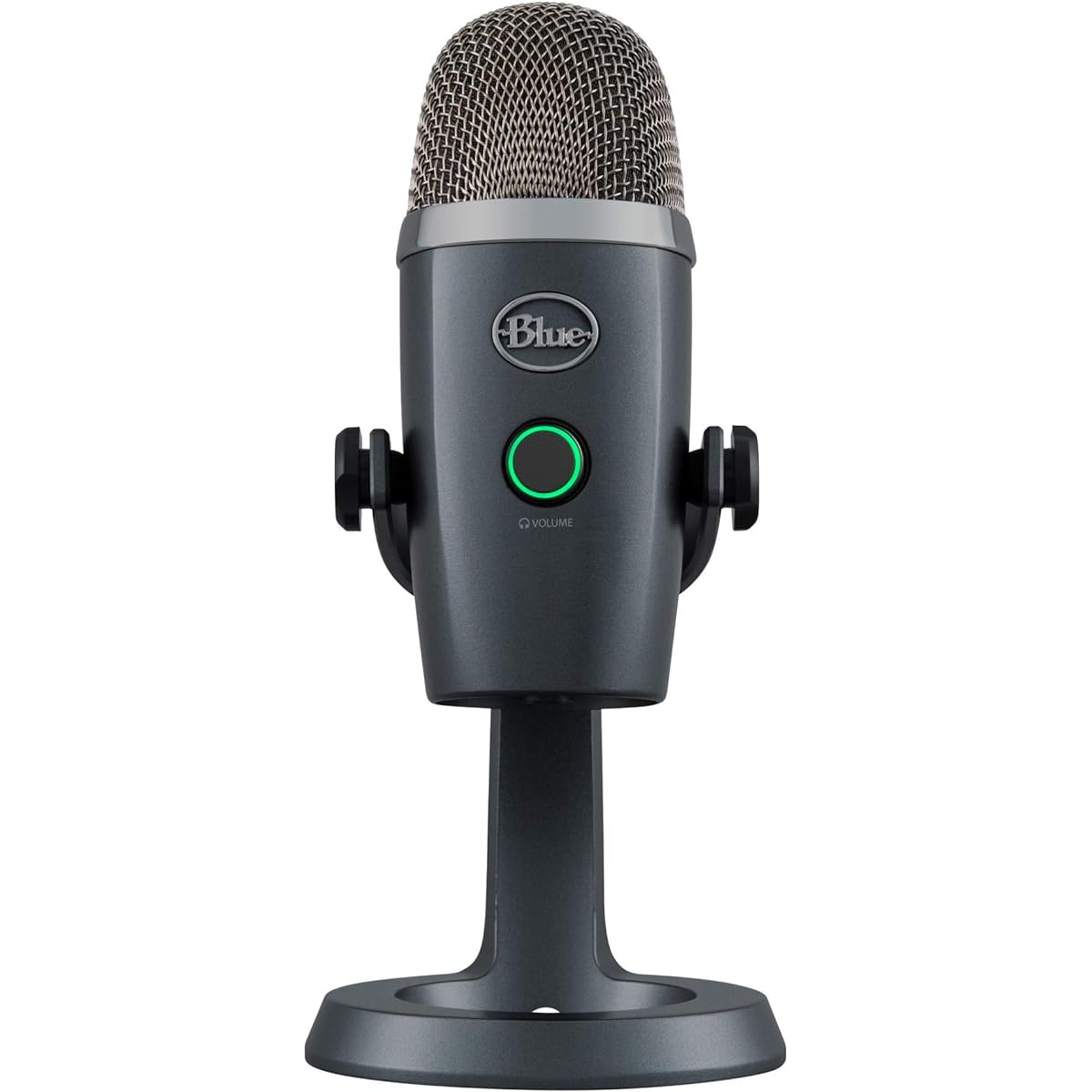 Blue Yeti Nano USB Microphone (Shadow Gray) with Boom Arm, Shock Mount, Pop Filter, Compatible with Blue Sherpa Companion App (4 Items)