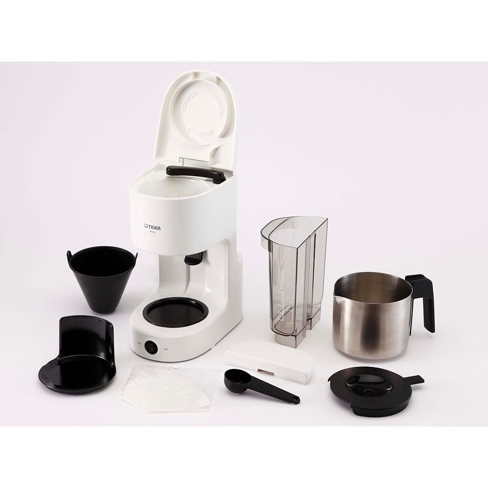 Tiger Coffee Maker 6 Cup Stainless Steel Server White ACC-S060-W Tiger