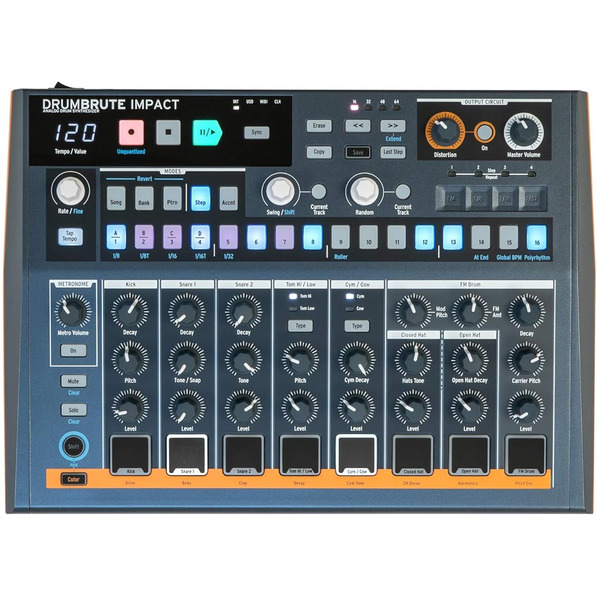 ARTURIA Analog Drum Machine DrumBrute Impact