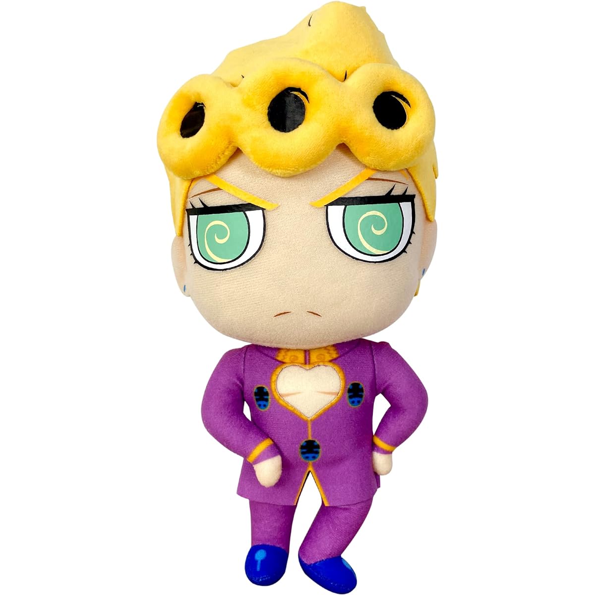Great Eastern Entertainment JoJo's S4-Giorno Sd Pose Plush 8" H, Multicolor (77195)