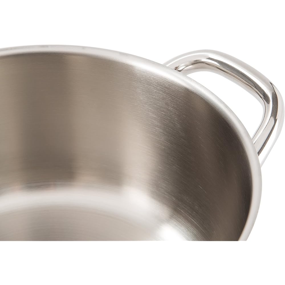 Barazzoni Two-handed pot stainless steel ∅20 x H11.5cm Casserole CHEF LINE 163102020