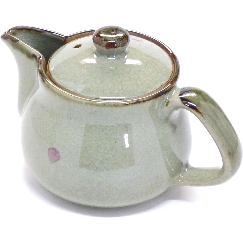 Kutani ware teapot for left-handed people [teapot/teapot] Small Somei Yoshino [back picture]
