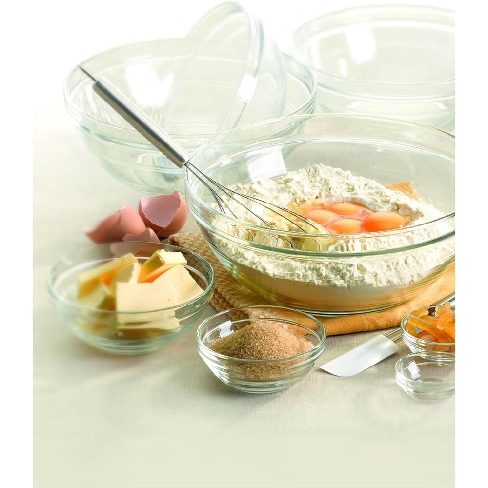 DURALEX Squirrel Stack Bowl 1500cc Set of 6 2027A F06 2690