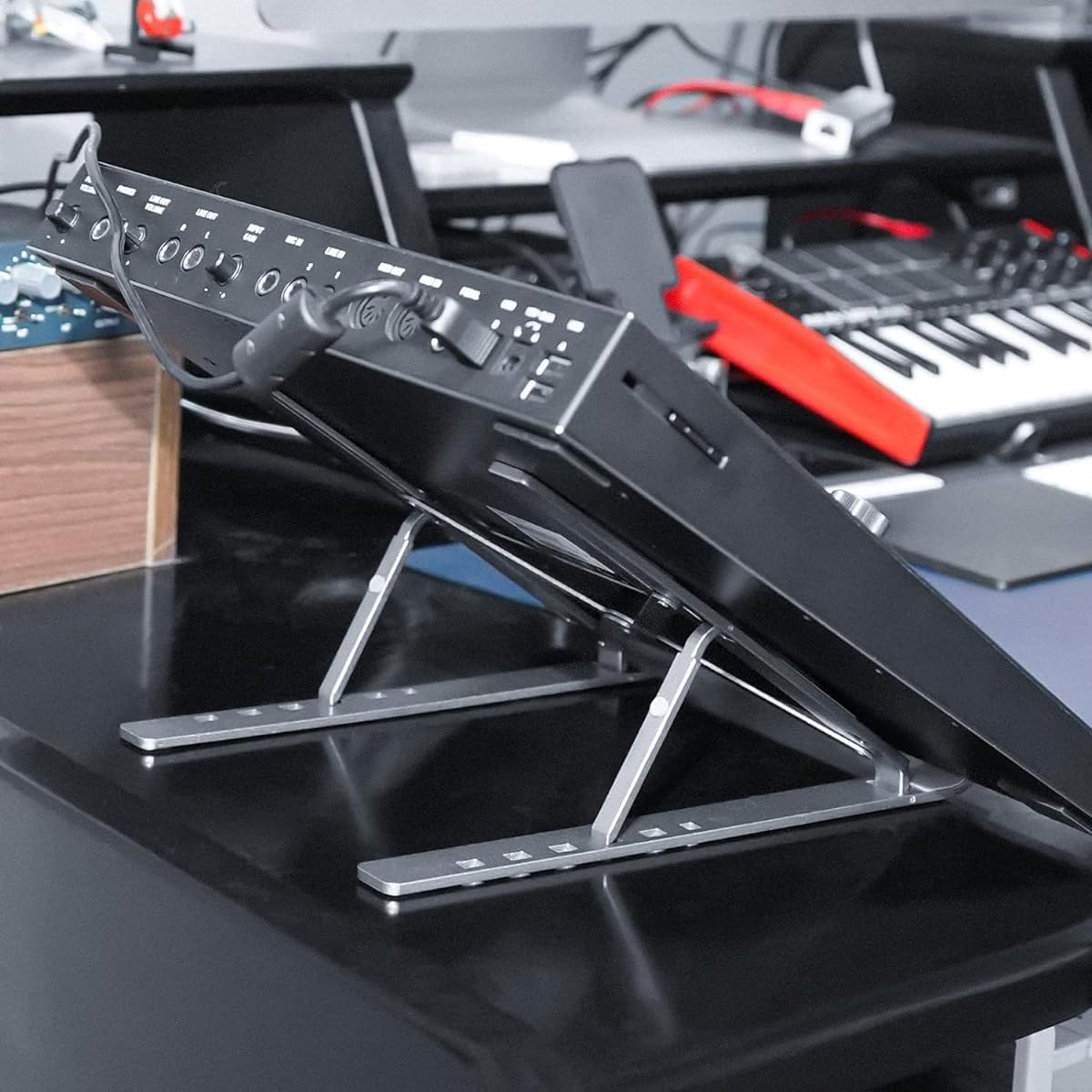 Musiin Midi Keyboard Drum Controller Audio Device Stand Native Instruments Machine Mk3 Piano Keyboard Compatible with Midi Keyboard