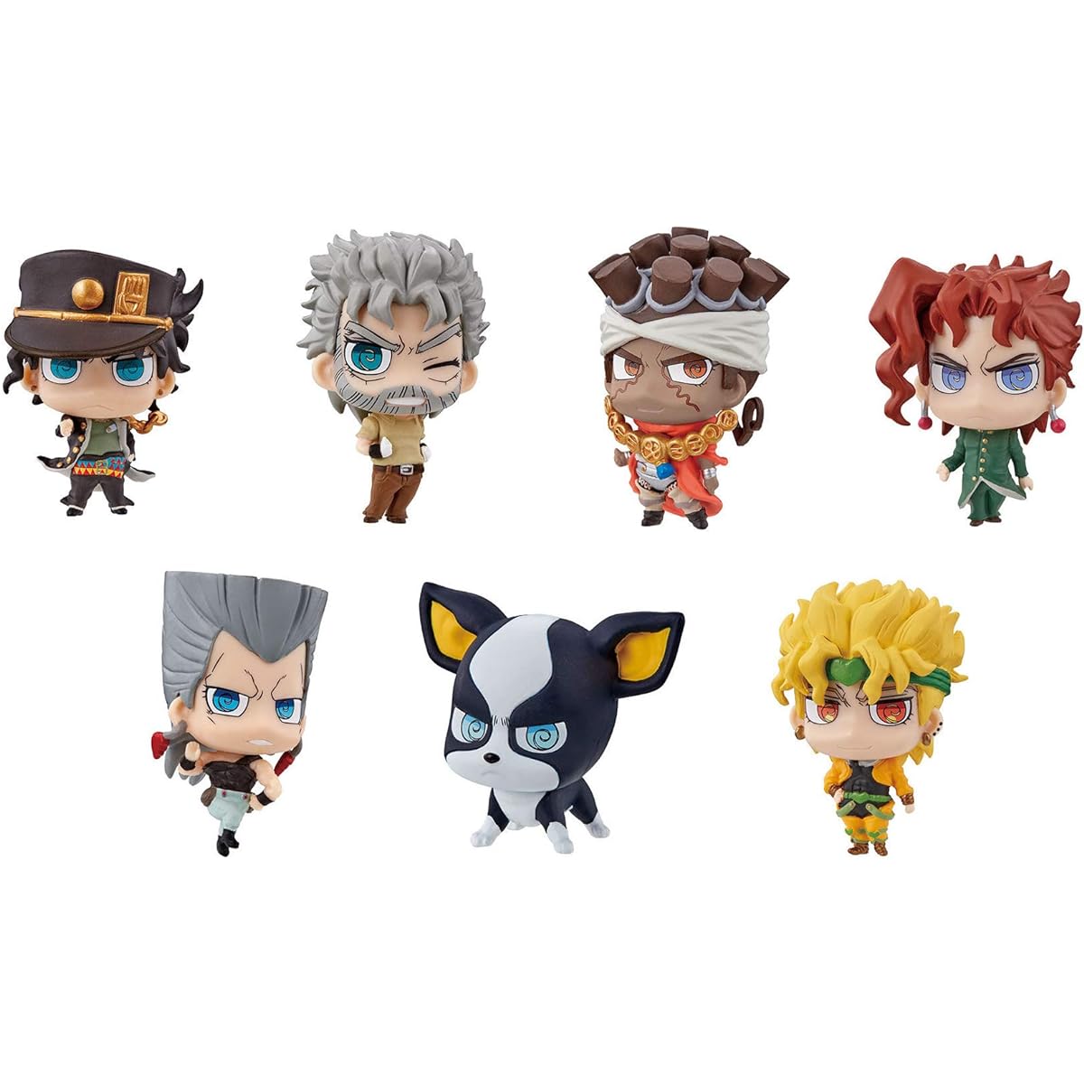 JoJo's Bizarre Adventure Capsule Figure Collection 04 [Complete Set of 7 Types (Full Set)] Gachapon Capsule Toy