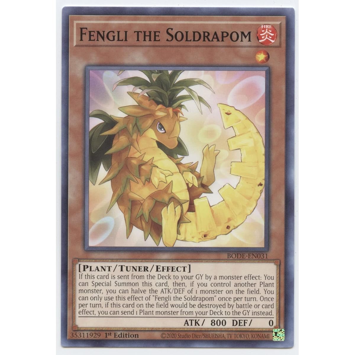 Fengri the Soldrapom - BODE-EN031 - Common - 1st Edition