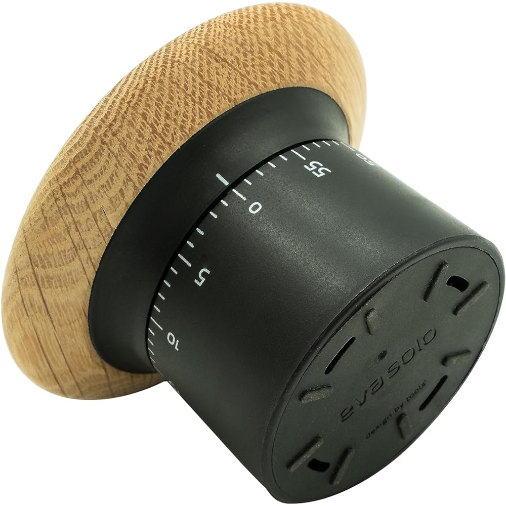 EVA SOLO | Countertop Kitchen Timer | Scandinavian Kitchen Collection | 60 Minute Alarm | Non-Slip Rubber Base | Danish Design Functionality & Quality