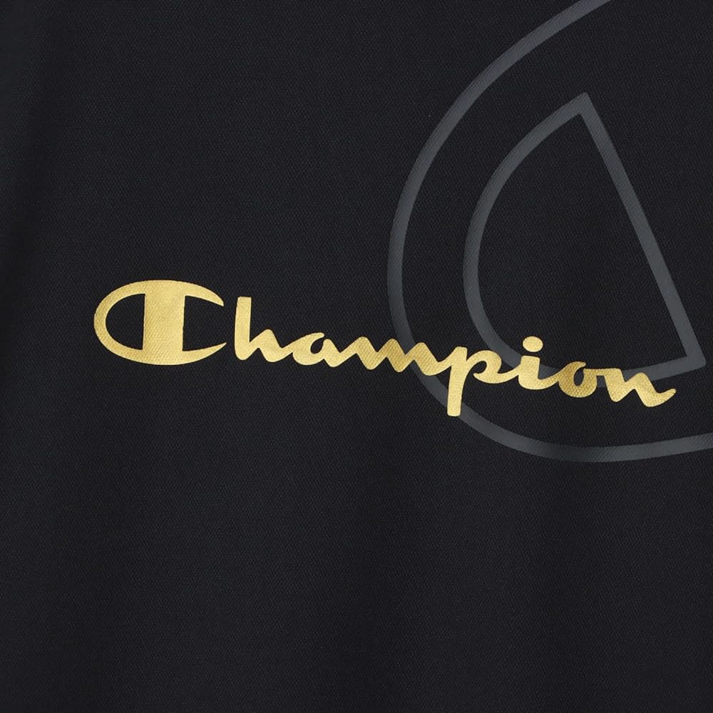 Champion C3-YV405 Men's T-Shirt, Long Sleeve, Round Neck, Antibacterial and Odor Resistant, Quick Drying, Script Logo, Long Sleeve T-Shirt, Volleyball