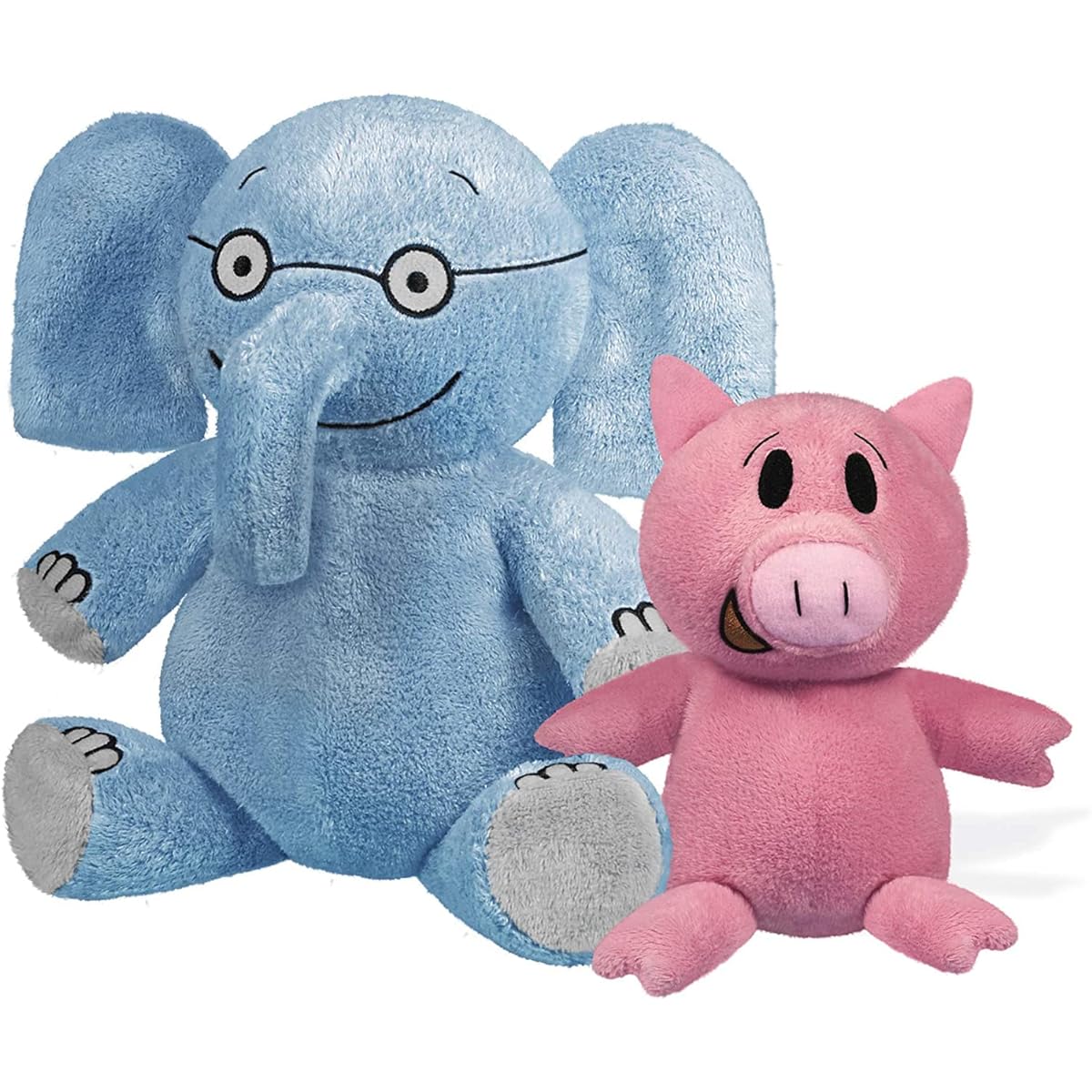 Elephant & Piggie Plush Toy and Elephants Don't Dance Book Set