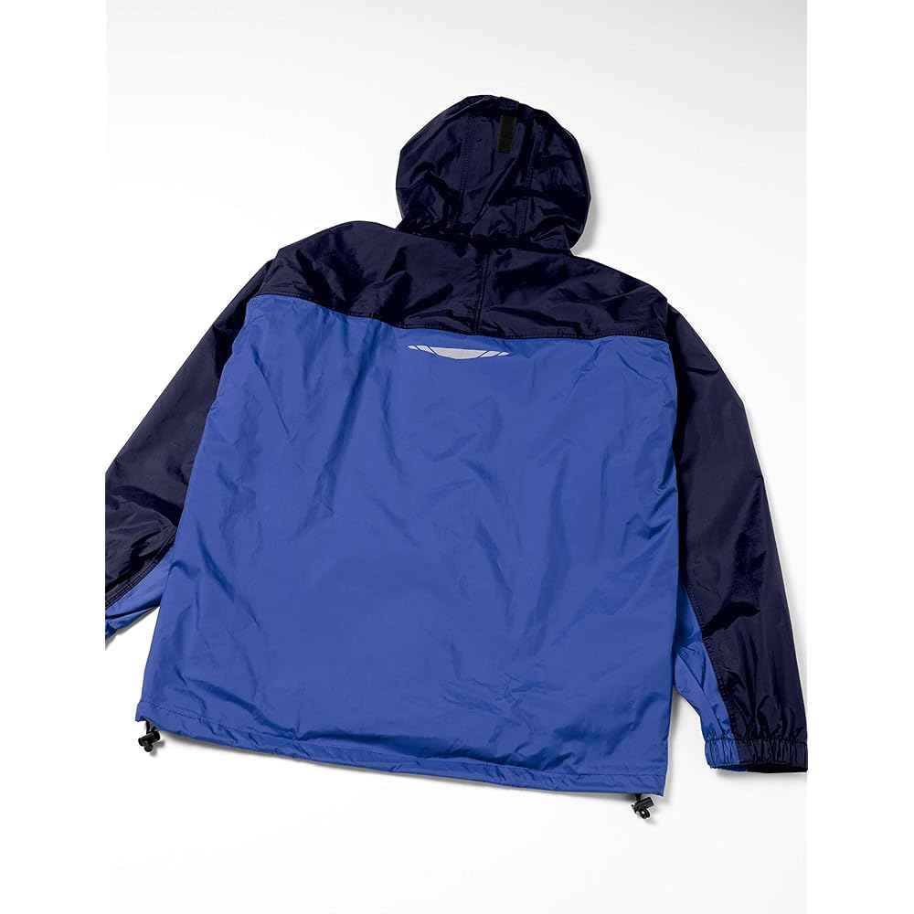 [Document] Waterproof and breathable KJ rain parka using Toray Cortex Blizatec 6A040 Men's Blue LL