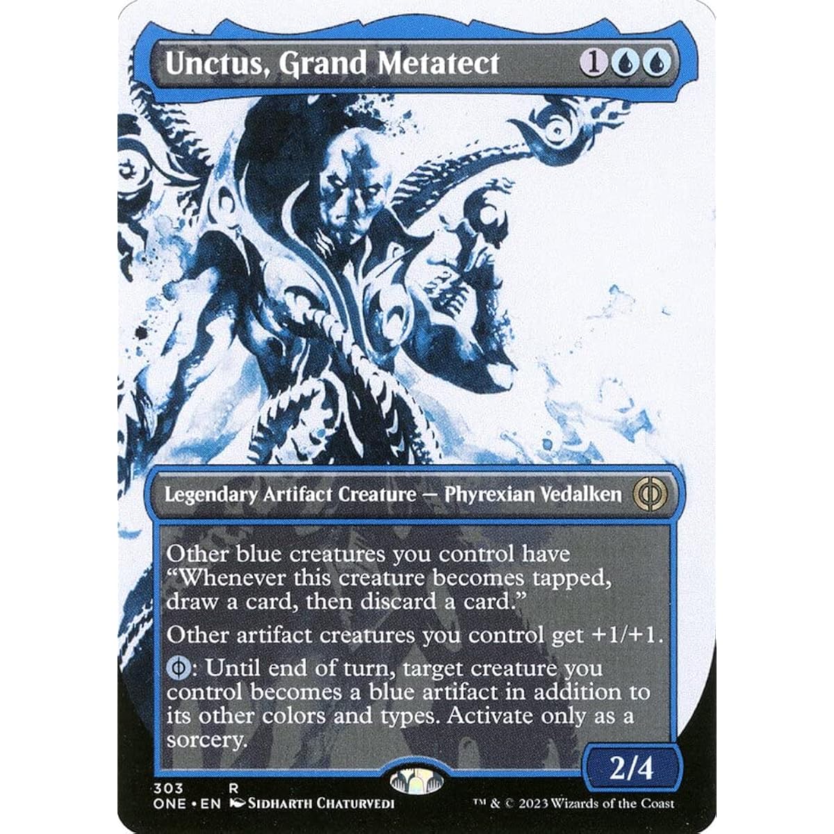 Magic: The Gathering - Anctus, the Grand Metatect (303) - Borderless - Phyllexia: All Becomes One