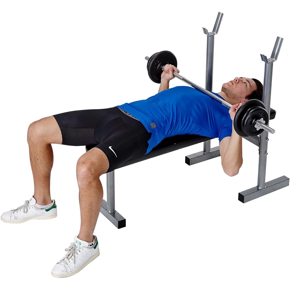 IRONMAN CLUB Press Bench IMC-10 Foldable Home Use Silver x Black