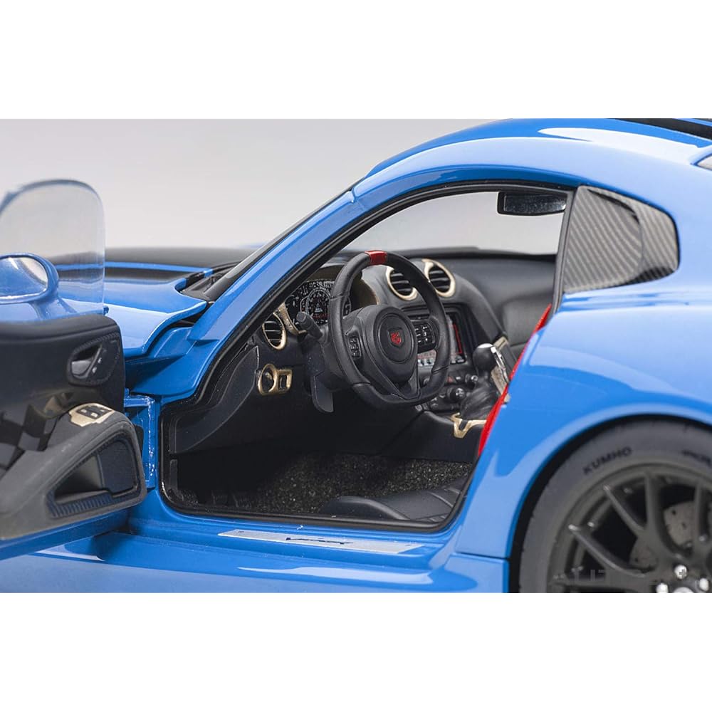 AUTOart 1/18 Dodge Viper ACR Blue/Black Stripe Finished Product 71734