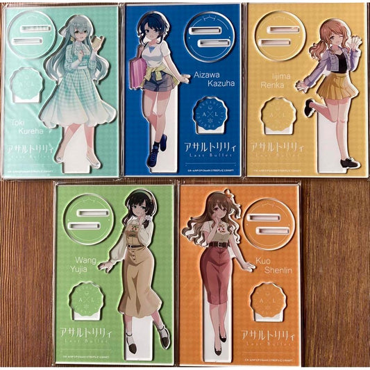 Assault Lily Acrylic Stand Karaoke Pasela Collaboration Version 5-piece Set