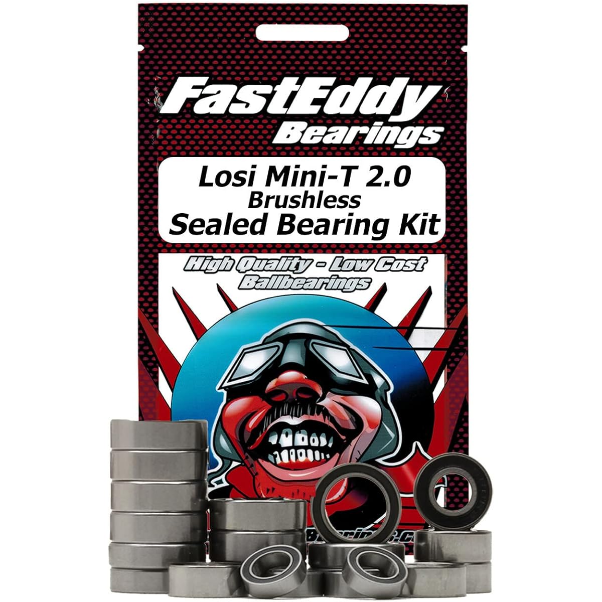 FastEddy Bearing Losi Mini-T 2.0 Compatible Brushless Sealed Bearing Kit