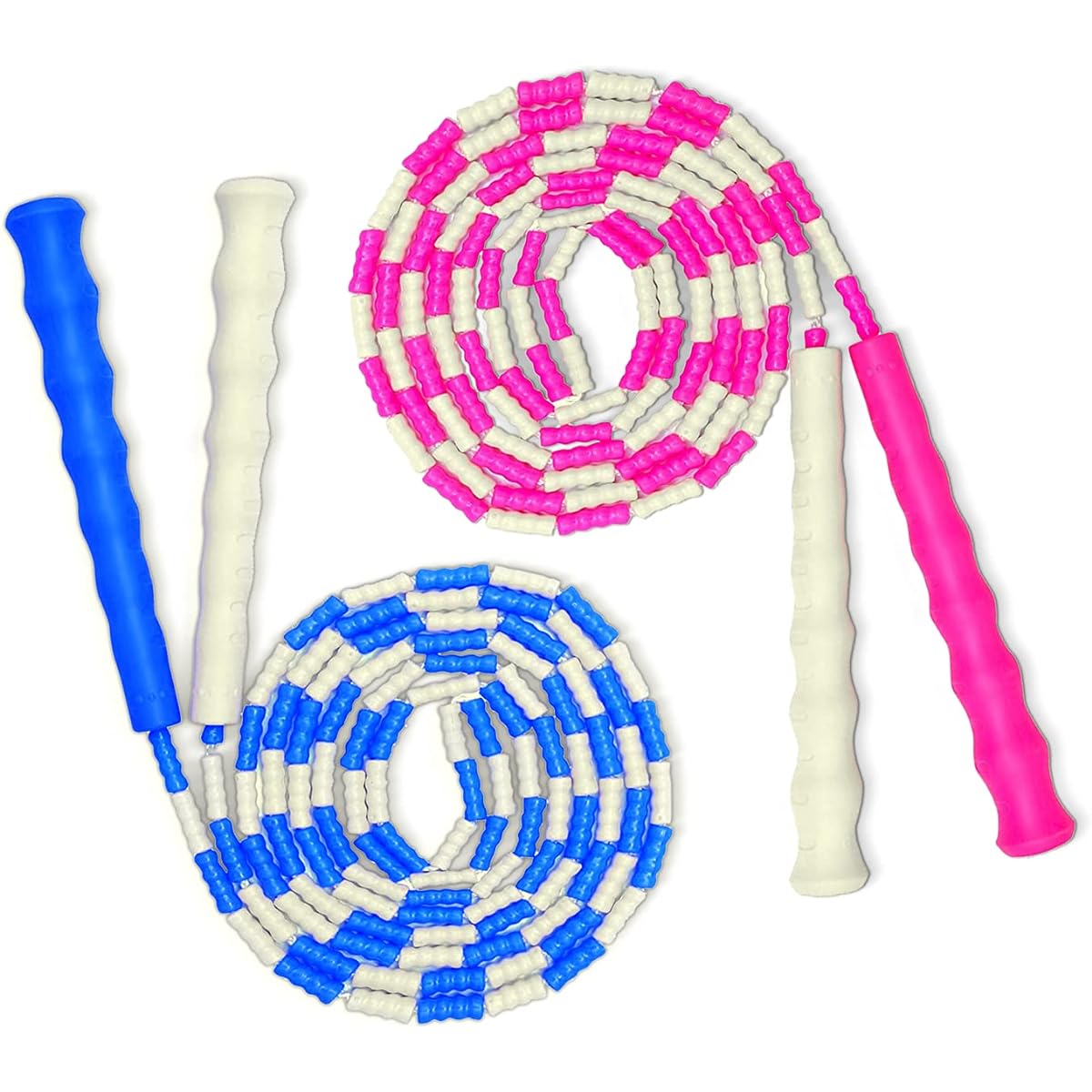 Skipping Rope Easy to Handle Soft Beaded Jump Rope Speed Skipping Rope Soft Beaded Skipping Rope Kids Skipping Rope for Indoor Outdoor Exercise Tangle-Free Skipping Rope for Kids Exercise Equipment
