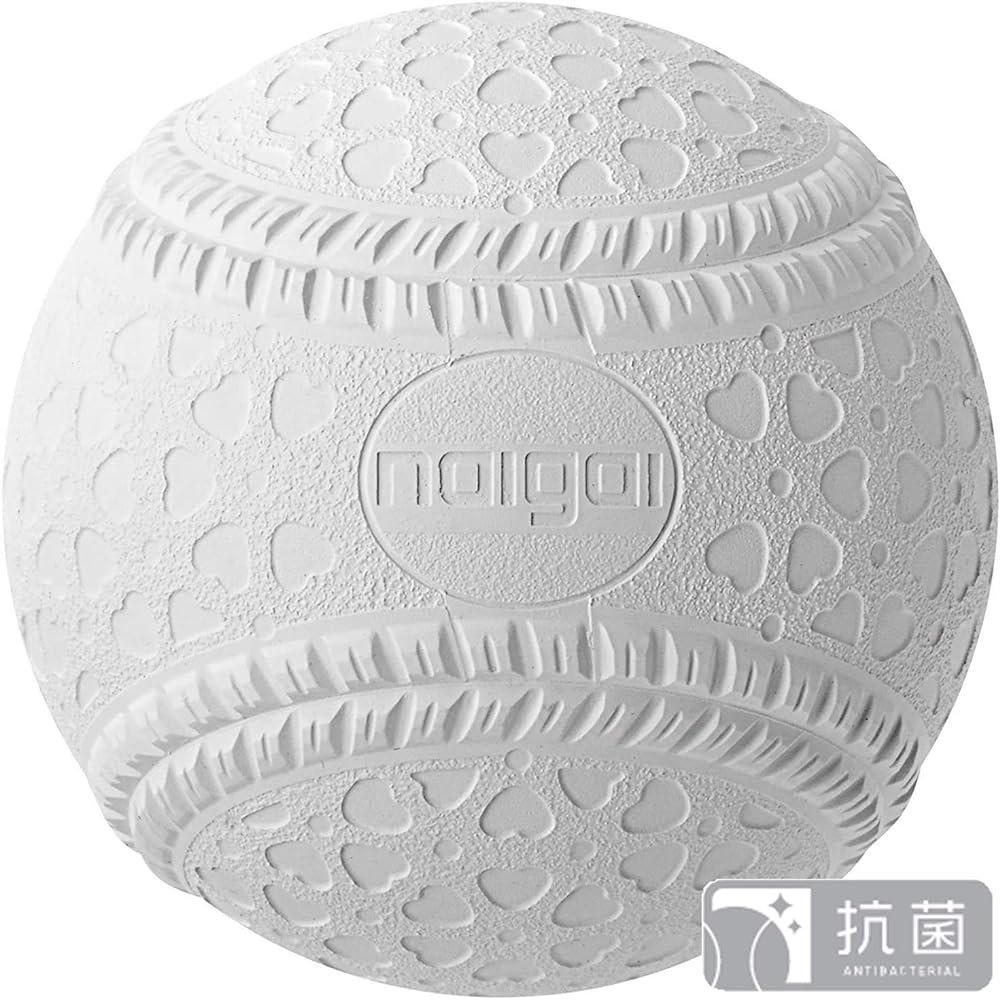 Inner/Outer Rubber (NAIGAI) Soft Baseball Ball Officially Licensed Ball No. J (For School Children) 12 Balls