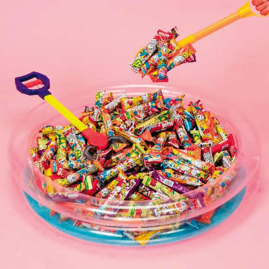 Umaibo Grab & Scoop Contest (for about 100 people) 1 set *No returns [Umaibo Grab Scoop Sweets Game Kit Game Event Tool Game Set Toy Children's Event Festival Fair Customer Attraction Fair Set Event Supplies Store Express] 61-781-48-1_7698-880