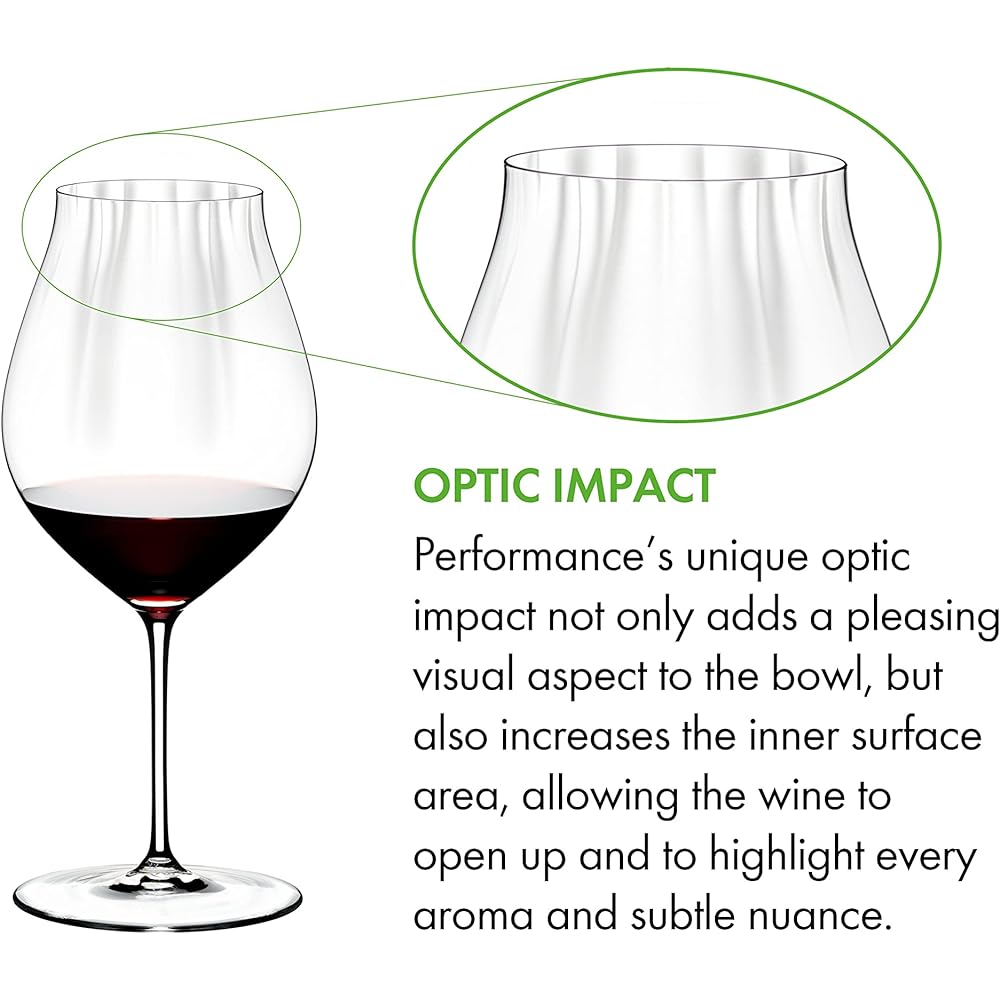 [Genuine] RIEDEL Red Wine Glass Pair Set Performance Pinot Noir 830ml 6884/67