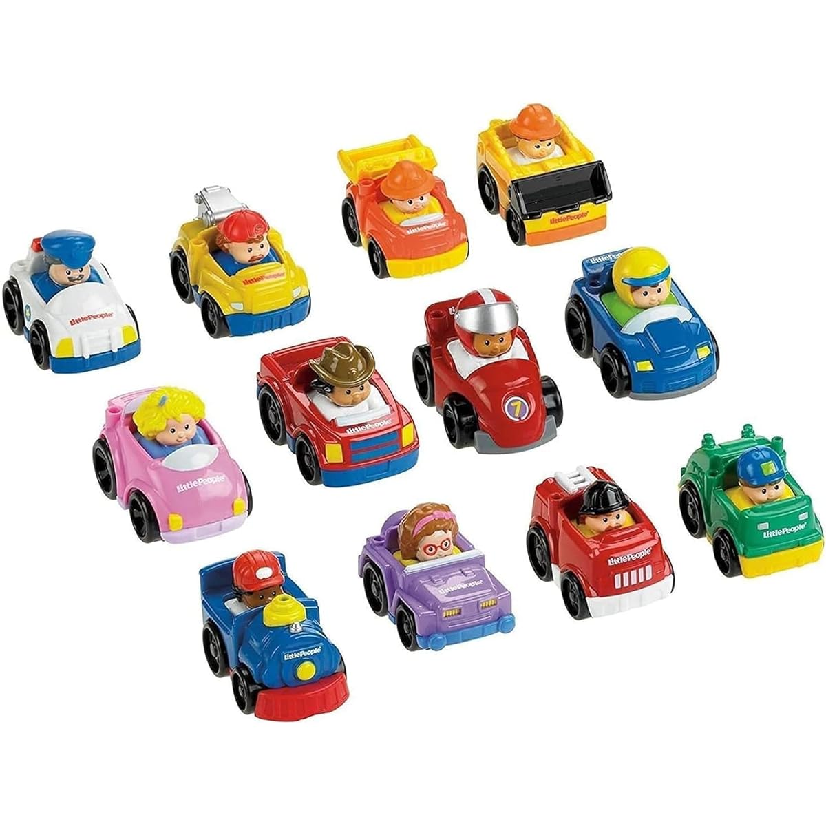 Little People Wheelies Vehicles 6-Pack