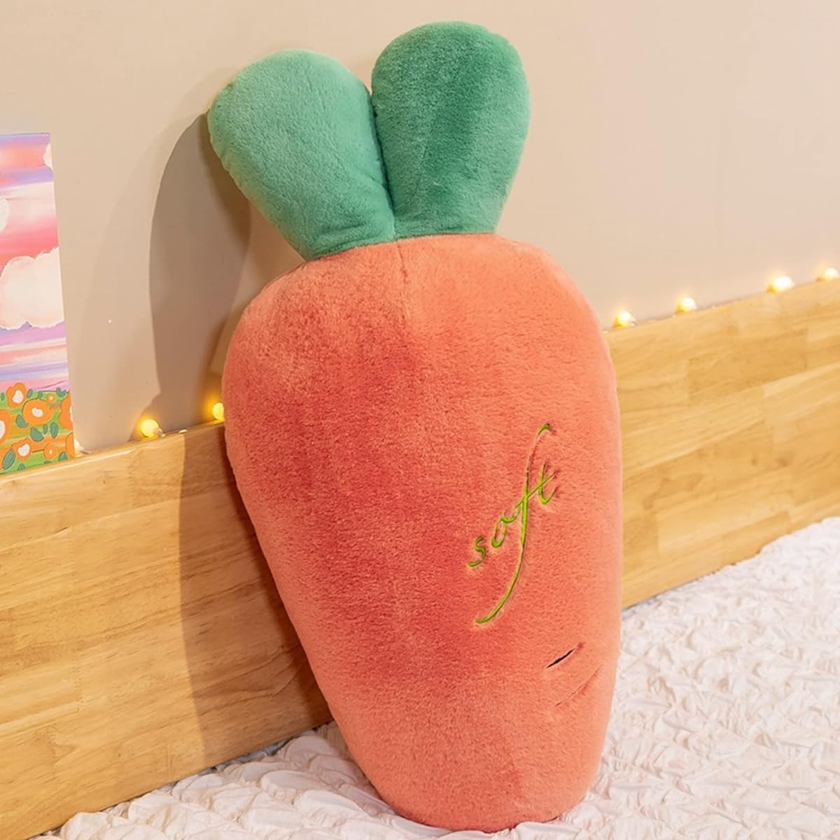 Stuffed toy, carrot stuffed toy, large size, long, cute, hug pillow, carrot, fluffy, cute, carrot doll, cute, soothing, soft, sleeping pillow, for children, couple, lover, girlfriend, wedding, Valentine's Day, birthday, celebration, gift