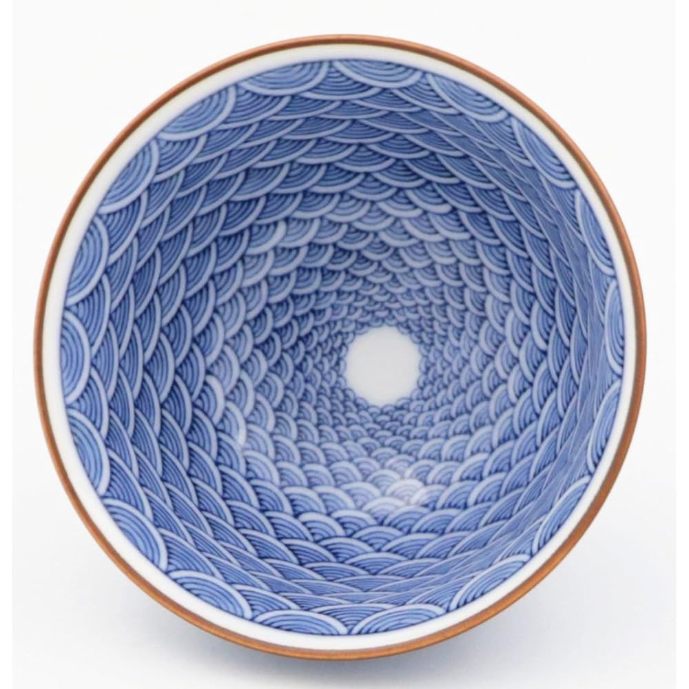 Kyoritsu Pottery Hasami Ware Midogama Small Sencha Set (Set of 5, in gift box) Seimi Namatsushi 86160