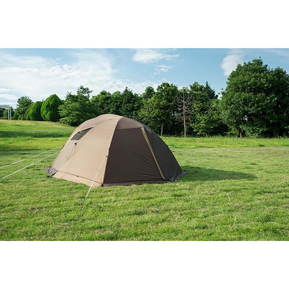 Ogawa Outdoor Camping Tent Stacy Falda [For 2-3 People] Dark Brown x Sand Beige 2618