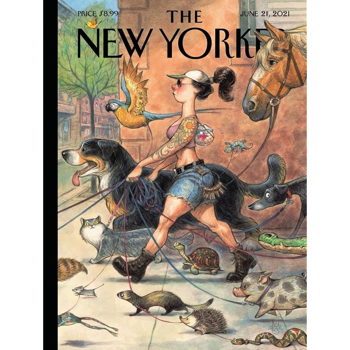 New York Puzzle Company - New Yorker Local Fauna - 1500 Piece Jigsaw Puzzle