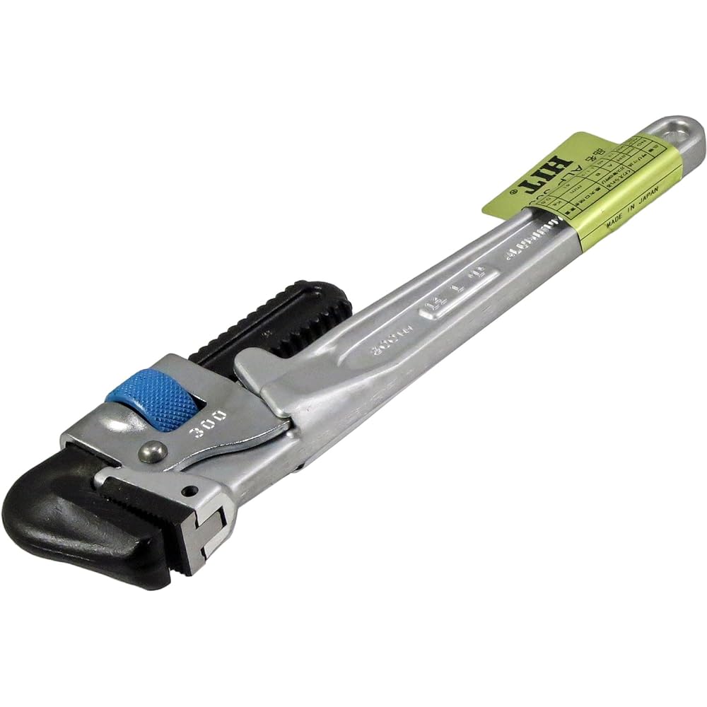 Hit Shoji HIT Blue Aluminum Pipe Wrench for Covered Pipe (J Type) For White Pipe 300mm ALP 300J