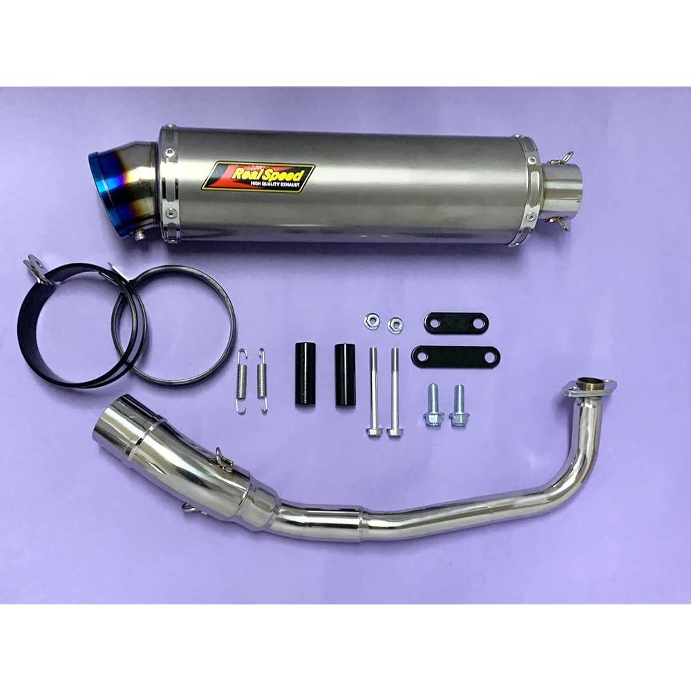 Realspeed PCX125/PCX150(esp) (JF56/JF28 Late/KF12/KF18) Bike Muffler Meteo Titanium Solid Muffler RSP-MET-010