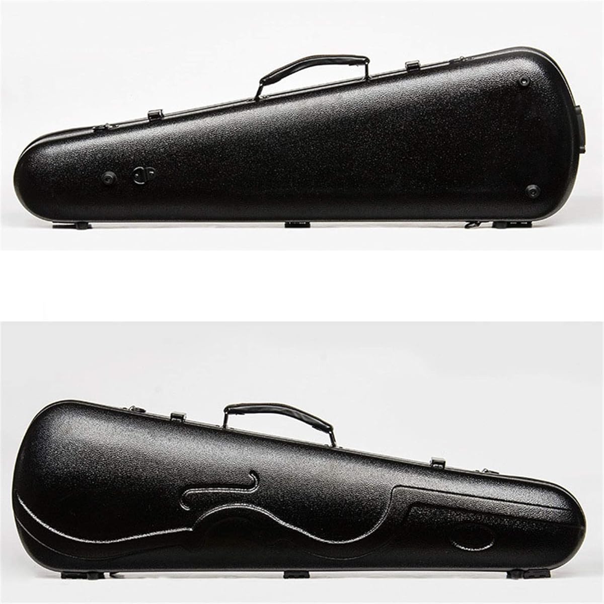 Violin case Waterproof and moisture-proof black purple case 4/4 size contour grand case Sturdy Lightweight Pressure-resistant