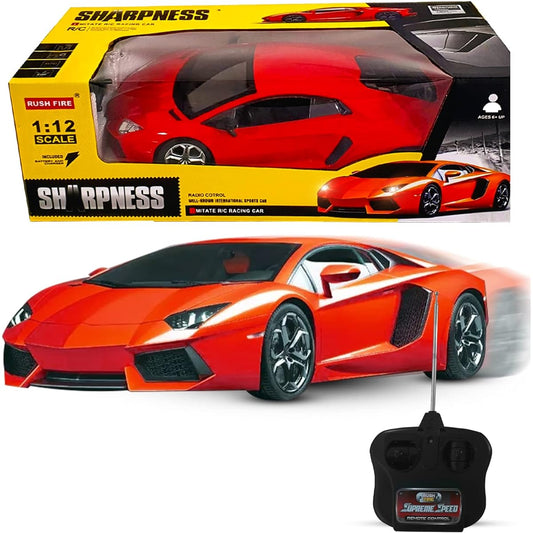 Sharpness High Speed Remote Control Car Toys for Boys and Girls RC Racing Car Radio Control Speed Sports Car 1:12 Scale