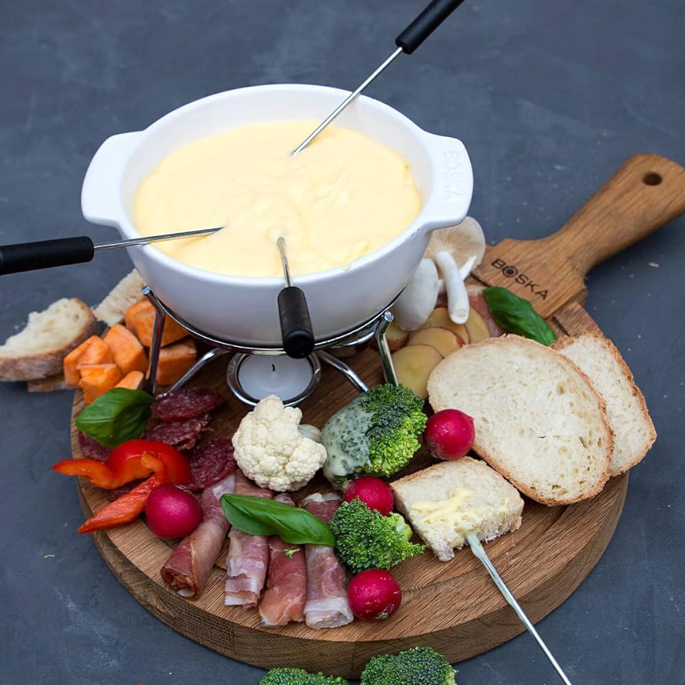 Boska Cheese Fondue Set for 4 people 853548, White 750ml