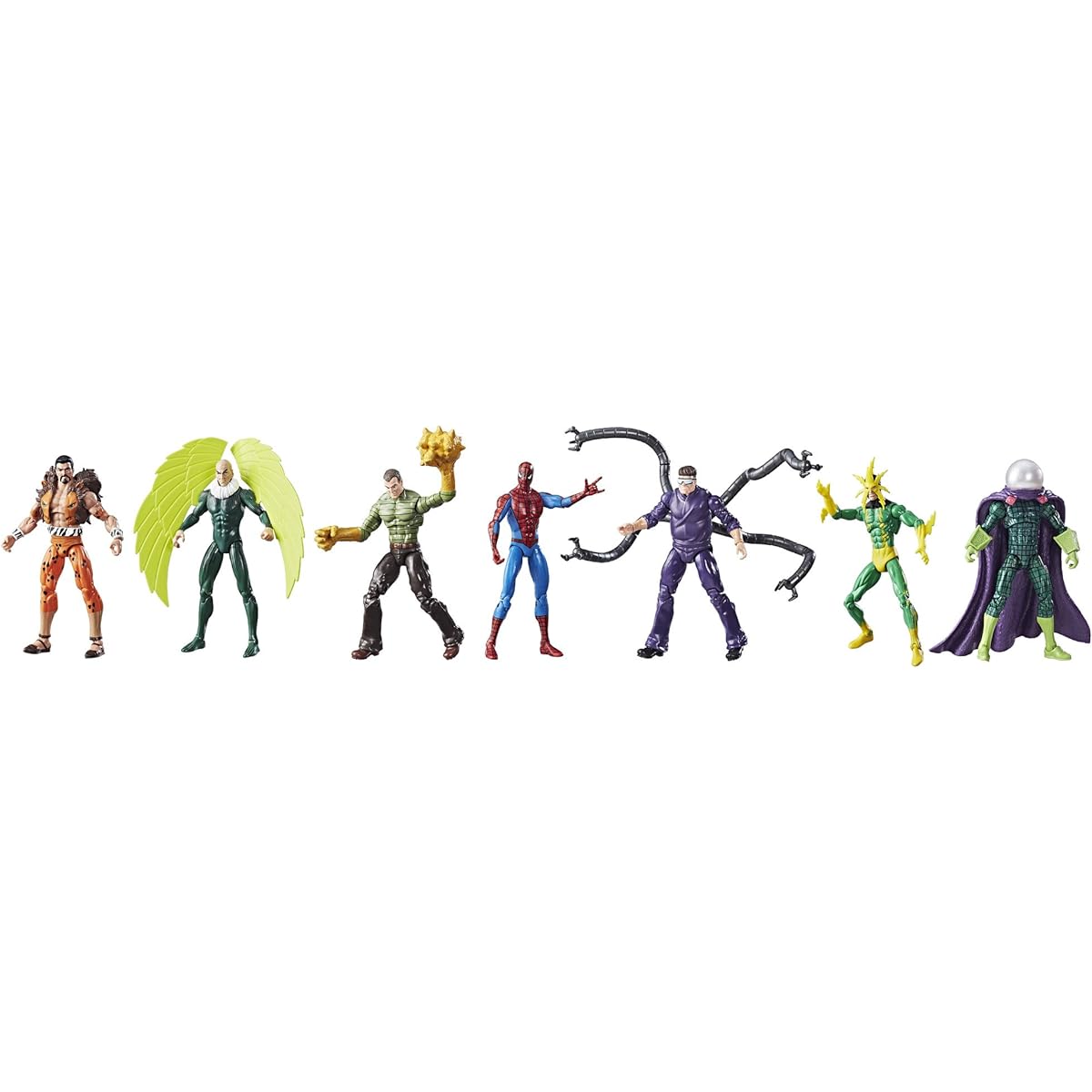 Hasbro Marvel Legends 3.75 inch Action Figure Set of 7 Spider-Man vs. Sinister Six / 2017 MARVEL LEGENDS 3.75inch SPIDER-MAN vs THE SINISTER SIX 7PACK [Parallel Import] Latest 2017 Legends ML