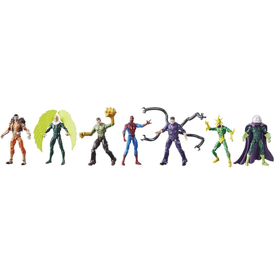 Hasbro Marvel Legends 3.75 inch Action Figure Set of 7 Spider-Man vs. Sinister Six / 2017 MARVEL LEGENDS 3.75inch SPIDER-MAN vs THE SINISTER SIX 7PACK [Parallel Import] Latest 2017 Legends ML